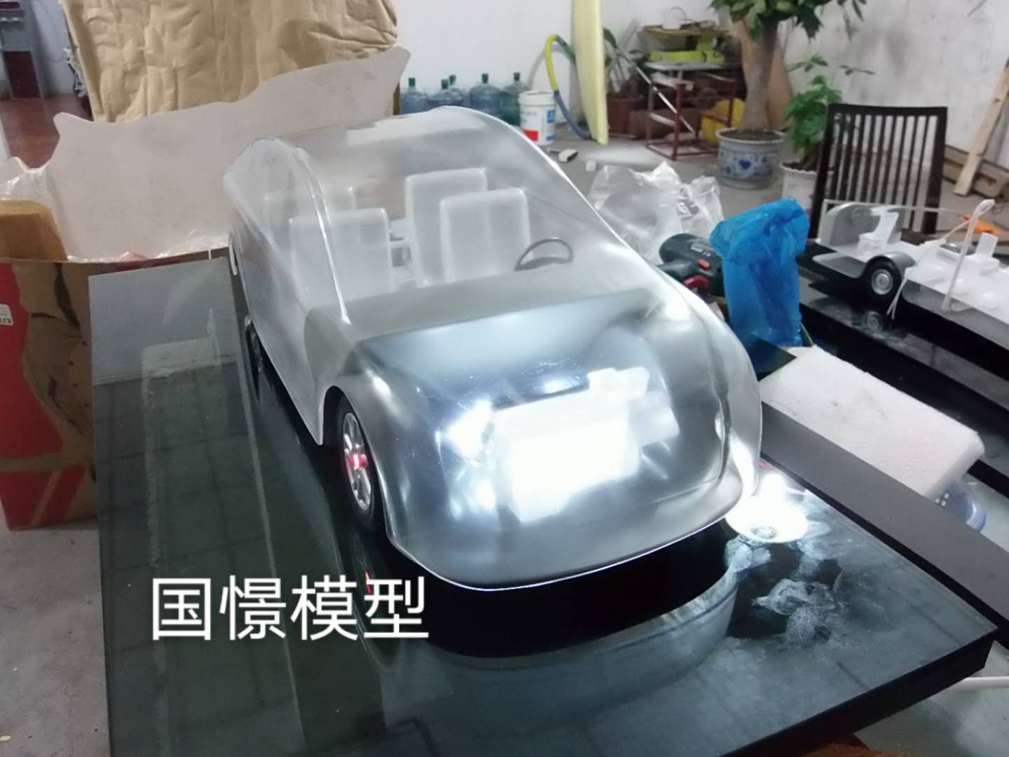 博野县透明车模型