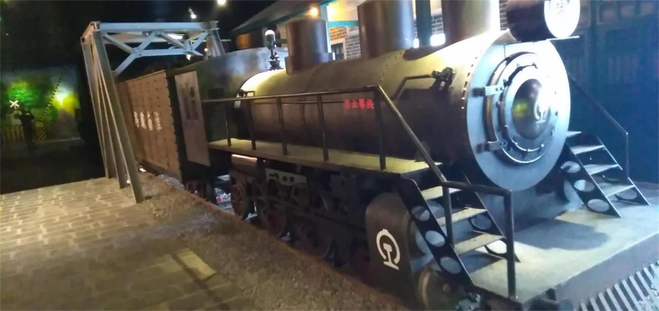 博野县蒸汽火车模型